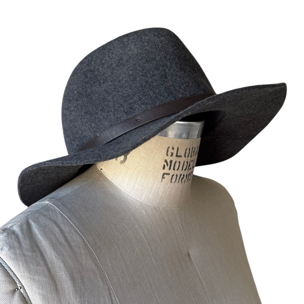 San Diego Hat Company Wool Felt Fedora Hat in Gray One Size